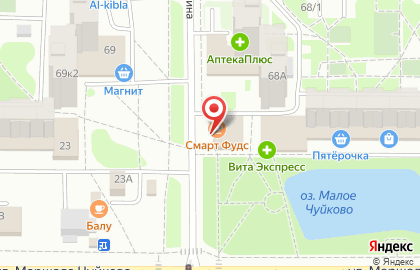 Магазин сыроколбасных изделий на ул. Мусина, 68Б на карте