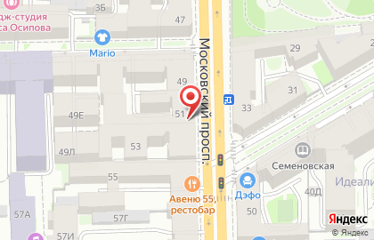 Фотокопировальный центр Графика на Московском проспекте на карте
