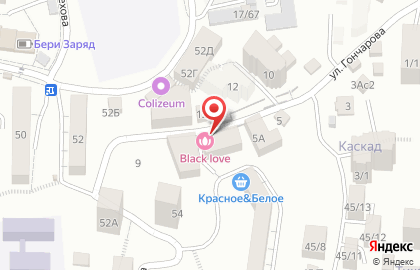 Сауна Black love на карте