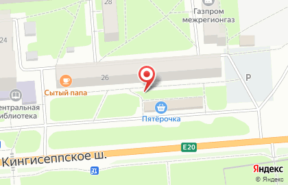 Вера на Кингисеппском шоссе на карте
