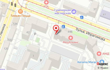 Салон штор на бульваре Ибрагимова на карте