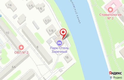 Парк-отель Заречный на карте