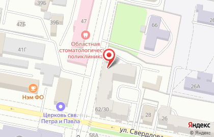Домостроительный комбинат на улице Чайковского на карте