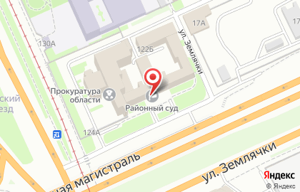 Дзержинский районный суд г. Волгограда на карте