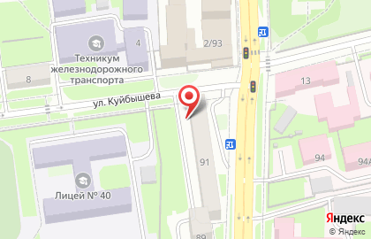 Центр копирования и печати в Железнодорожном районе на карте