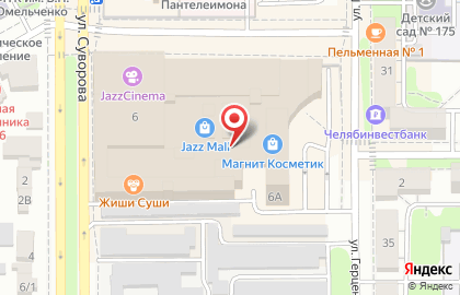 Супермаркет Перекресток в Ленинском районе на карте
