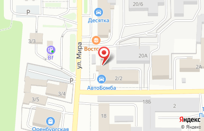 Автосервис Вилгуд на улице Мира на карте