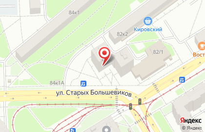 Салон цветов Элит-букет на улице Старых Большевиков на карте