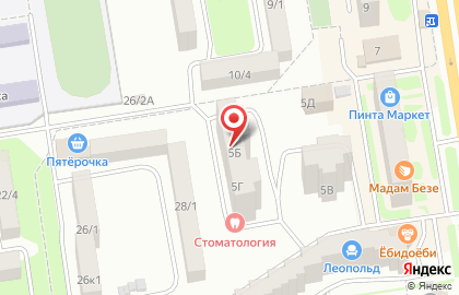 Детская городская поликлиника №17 на проспекте Космонавтов на карте