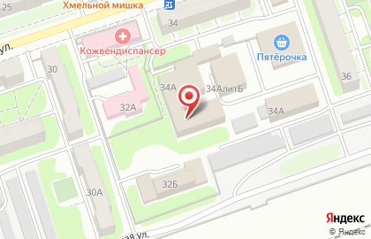Студия макияжа на ​Октябрьской улице на карте
