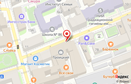 Магазин кофе с собой Espresso people в Петроградском районе на карте