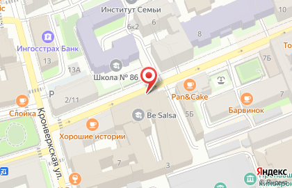 Магазин кофе с собой Espresso people в Петроградском районе на карте