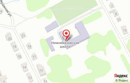 Нижневязовская начальная общеобразовательная школа, п.г.т. Нижние Вязовые на карте