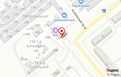 АЗС в Красноярске на карте