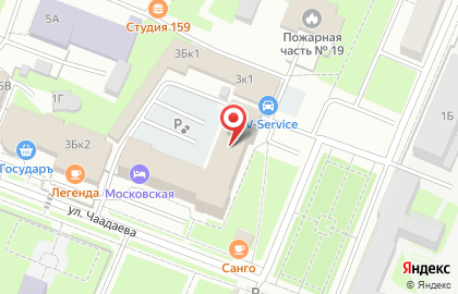 Торговая компания ПрофХим в Московском районе на карте