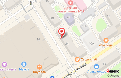 Ателье в Петрозаводске на карте