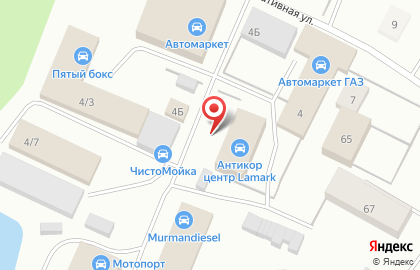 Автосервис в Мурманске на карте