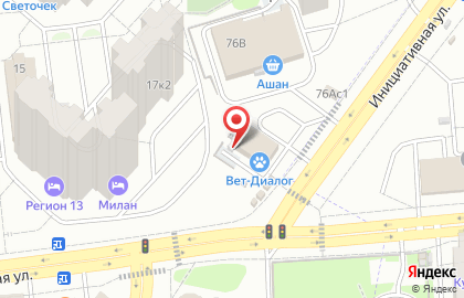 Метроном ИК, ООО на Инициативной улице на карте