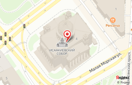 Отельснаб на Исаакиевской площади на карте