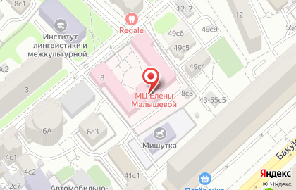 Многопрофильный медицинский центр Елены Малышевой на карте