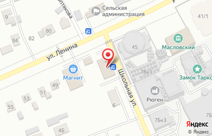 Сеть супермаркетов Пятерочка на улице Ленина на карте