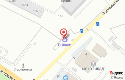 СТО Газпром на Промышленной улице на карте
