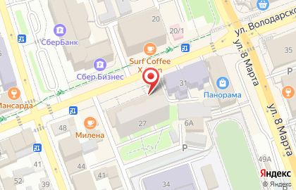 Оператор связи МегаФон на улице Володарского на карте