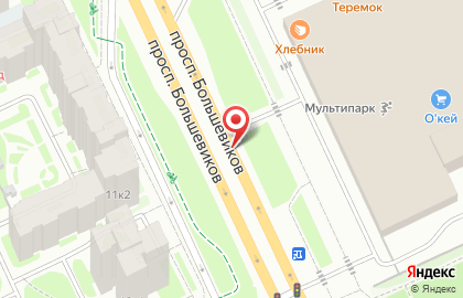 Европейская химчистка Apetta на проспекте Большевиков на карте