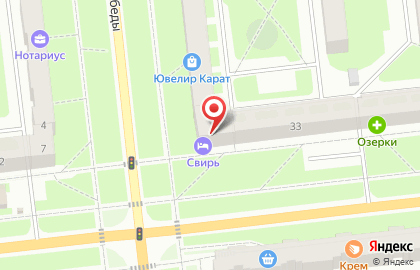 Свирь в Тихвине на карте