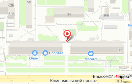 Ремонтная мастерская Мастер Шуз на Комсомольском проспекте на карте