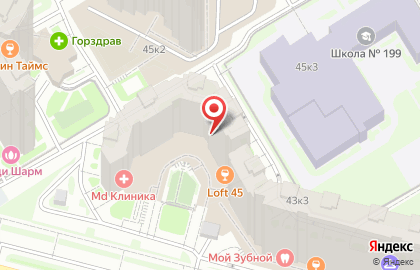 Школа иностранных языков The Best на улице Оптиков на карте