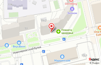 Салон оптики Оптик Сити Марьино на Новочеркасском бульваре на карте