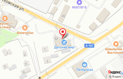 Торговый центр в Москве на карте