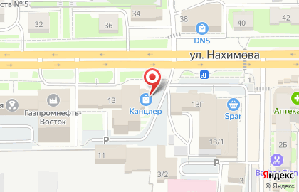Канцлер в Томске на карте