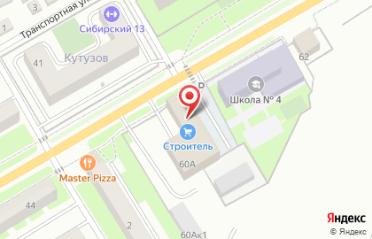 Средняя общеобразовательная школа №4 на Московской улице на карте