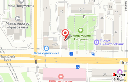 Магазин Nail Market на Первомайском проспекте на карте