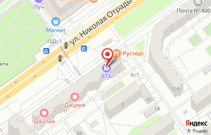 Банк ВТБ в Тракторозаводском районе на карте