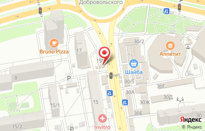 Блинная Вкуснолюбов на улице Добровольского, 17 киоск на карте