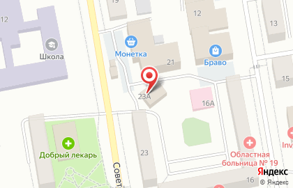 Салон связи Связной на Советской улице на карте