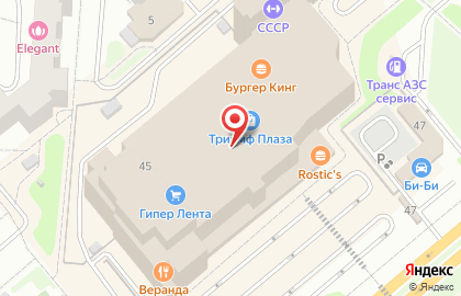 ТЦ Триумф Плаза на карте