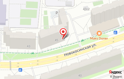 Продуктовый магазин Алжена на Новокосинской улице на карте