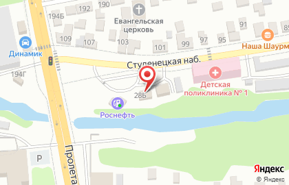Автоцентр Контакт в Тамбове на карте