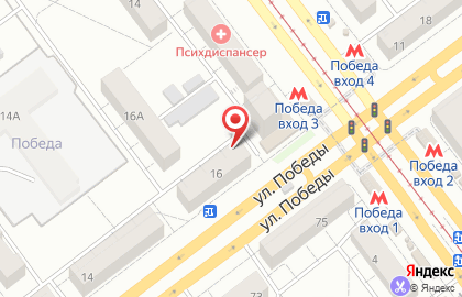 Двойка на улице Победы на карте