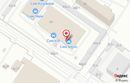 Автосалон Сим на Калужской на карте