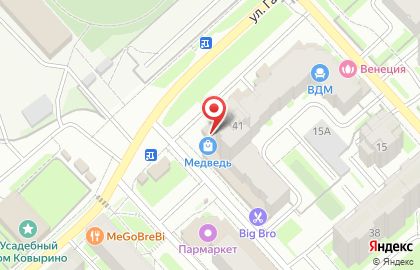 МЕДВЕДЪ на карте