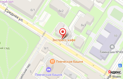 Экспресс-кафе на карте