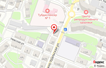 Медицинская компания по аренде ламп фототерапии для лечения желтухи новорожденных Армед-03 в Первореченском районе на карте