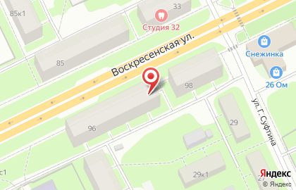 Монтажная компания БРК Омега на Воскресенской улице на карте