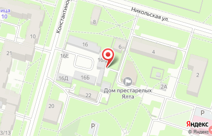 Шиномонтажная мастерская на Никольской (Петродворцовый район), 6 на карте