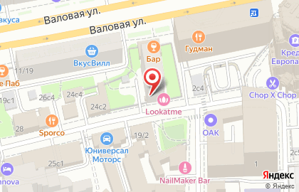 Имидж-студия Дитя порока на метро Павелецкая на карте